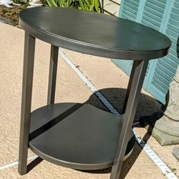 20' Round Metal 2 Tier End Table