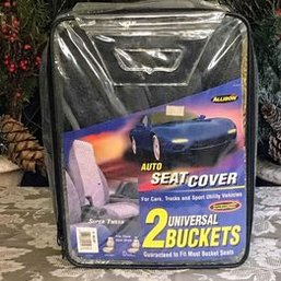 Pair Of Brand New Allison Bucket Seat Covers - Gray