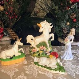 Vintage Collection Of Unicorns And Princess