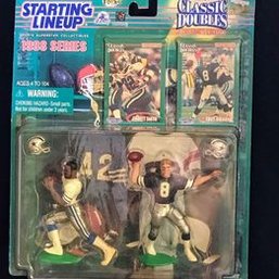 1998 Starting Lineup Classic Double Emmitt Smith Troy Aikman Dallas Cowboys HOF