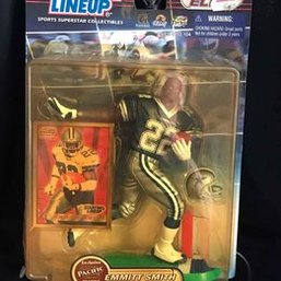 NEW Starting Lineup Elite 2000 Emmitt Smith Cowboys 6' W/Pacific Card SLU SEALED