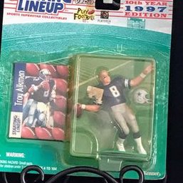 1997 Starting Lineup Troy Aikman Dallas Cowboys Kenner SLU Sports Figure TA02