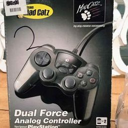 PS1 Controller MadCatz Dual Force New In Box