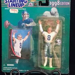 NFL Dallas Cowboys 1998 STARTING LINEUP, NEW (Troy Aikman)