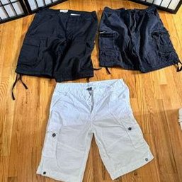 3 Pairs Of Men's Casual Shorts Size 38