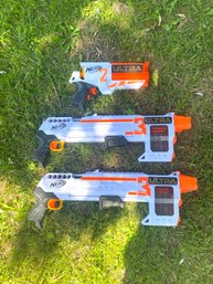 Set Of 3- ULTRA NERF GUNS