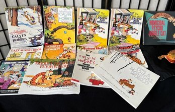 Hugh Collection Of Calvin & Hobbes Books 13 Pcs  (Bearded Dragon Not Included)