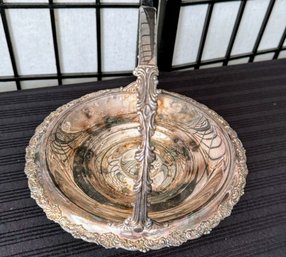 Vintage Silver Plate Bride's Basket From Middletown Plate Co. From Middletown Conn. 1906