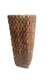 Tall Woven Floor Vase