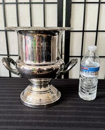 Vintage 1986 Silver Plated Champagne Bucket, Wine Bucket, Trophy Style Design