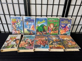 Vintage Disney Movie Vhs Lot #2