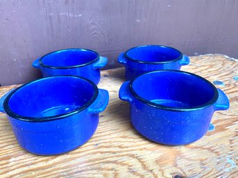 Set Of 4 Von-pok And Chang Stoneware Bowls