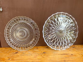 Beautiful Vintage Crystal? Cake-dessert Platters