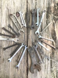 Array Of Antique Wrenches