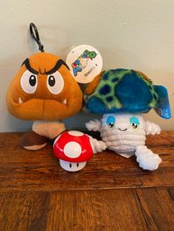 Mushroom Plush Lot- Nintendo And More