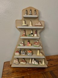 LENOX Lighthouse Collection With Display Shelf