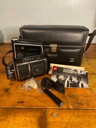 VINTAGE GAF- SS 805 SYNCHRONIZED SOUND VIDEO CAMERA IN CARRY CASE