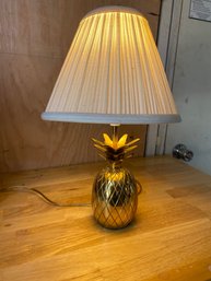 Brass Pineapple Lamp- Works