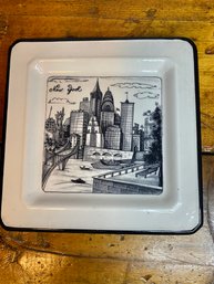 New York Plate Dish- Made In Italy