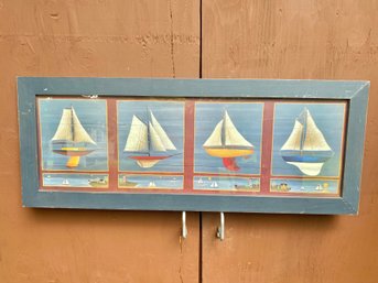 Long Framed Sailboat Artwork