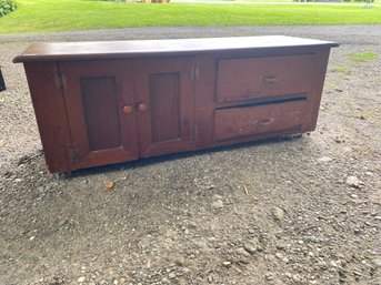 Vintage Mushroom Wood Coffee Table