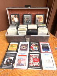 8- Track Collection Lot- Willie Nelson, Jim Reeves And More