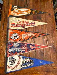 MLB PENNANT LOT-giants, Rangers  And More