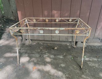 Vintage Metal Flower Table Frame- Project Piece