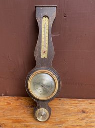 Vintage JASON Barometer- Wood