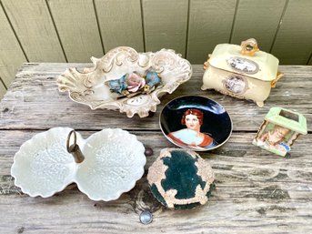 Antique Decor Lot- Italy, Occupied Japan And More