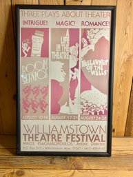 Triple Play Poster-williamstown Theater Festival 23x15