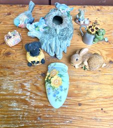 Birdhouse And Animal Figures