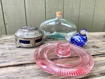 Depression Glass, Blue Japan Dish And More