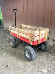 Pull Wagon With Sides And Fat Tires