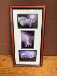 Ted Cooper Framed California Lightning Photographs