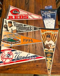 MLB PENNANT LOT 2- Yankees, Orioles, Cal Ripken Jr And More