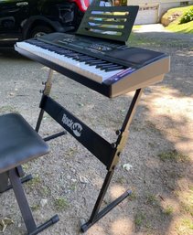 BRAND NEW- Rock-jam Keyboard With Seat And Extras