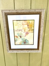 Rustic Framed -HOPE Artwork