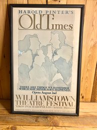 Harold Printers- Old Times Theater Poster 23x15