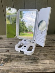 Rechargeable Vanity Mirror With Lighting