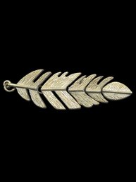 Vintage Twistable Feather Pendant