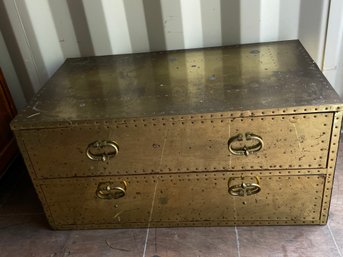 Brass Trunk Chest  With Screw On Legs