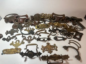 Large Lot Of Vintage Hardware