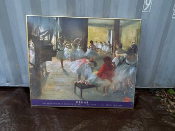 Framed Degas Artwork Piece