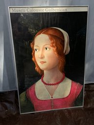 Framed Domenico Ghirlandaio Portrait Artwork Print