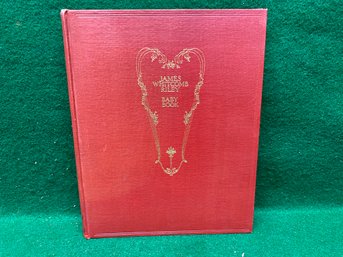 The Riley Baby Book. By James Whitcomb Riley. Gorgeous Illustrated Hard Cover Book Published In 1913.