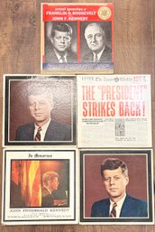 Lot Of Vintage President John F. Kennedy Vinyl Records