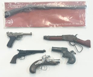 Collection Of Vintage Miniature Toy Guns