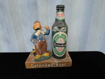 Heineken Beer Dutch Boy Large Fiberglass Retail Advertising Display