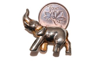 Adorable Good Luck Elephant Figurine Holiday 1952 Elizabeth II Coin